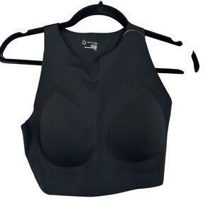Offline by Aerie Goals Women’s Black High Neck Racerback Sports Bra Sz L NWT